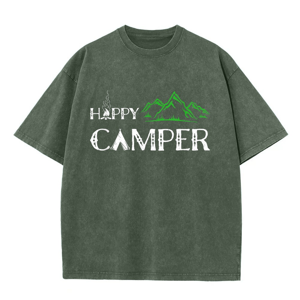 Happy Camper Camping T-Shirt v - Summer Clothing Women Canada recensie en prijs