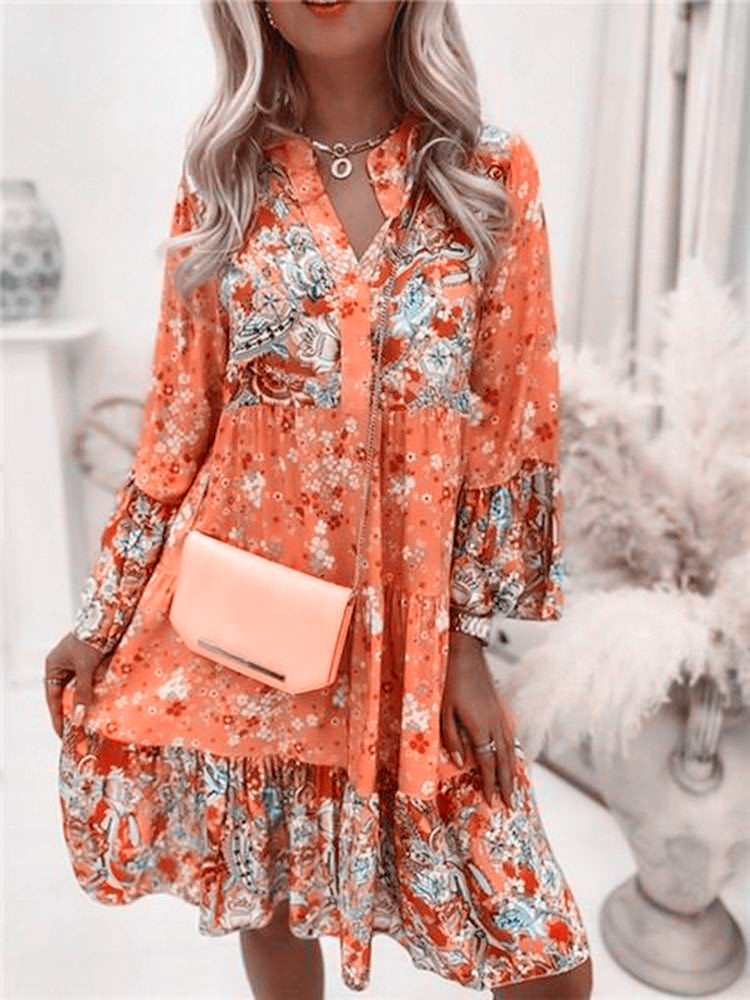 Casual Bloemenprint Jurken Voo - Summer Zara recensie en prijs