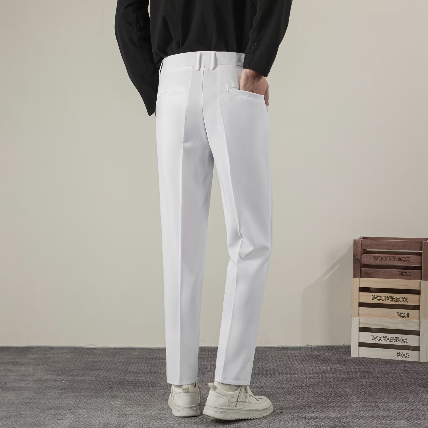 Zomer heren effen kleur rechte - Summer Clothing Brands recensie en prijs