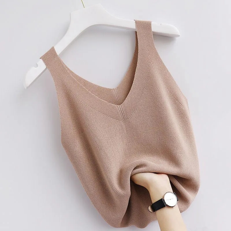 Breien Vintage tanktop V-hals  - Summer Zara recensie en prijs